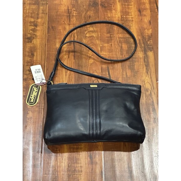 Philippe Model Handbags - Vintage NOS Phillippe Navy Blue Clutch or Shoulder Cross Body Purse Handbag NWT